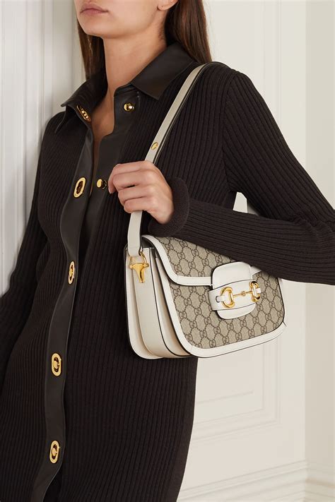 gucci horsebit 1955 shoulder bag white|Gucci Horsebit 1955 unboxing reviews.